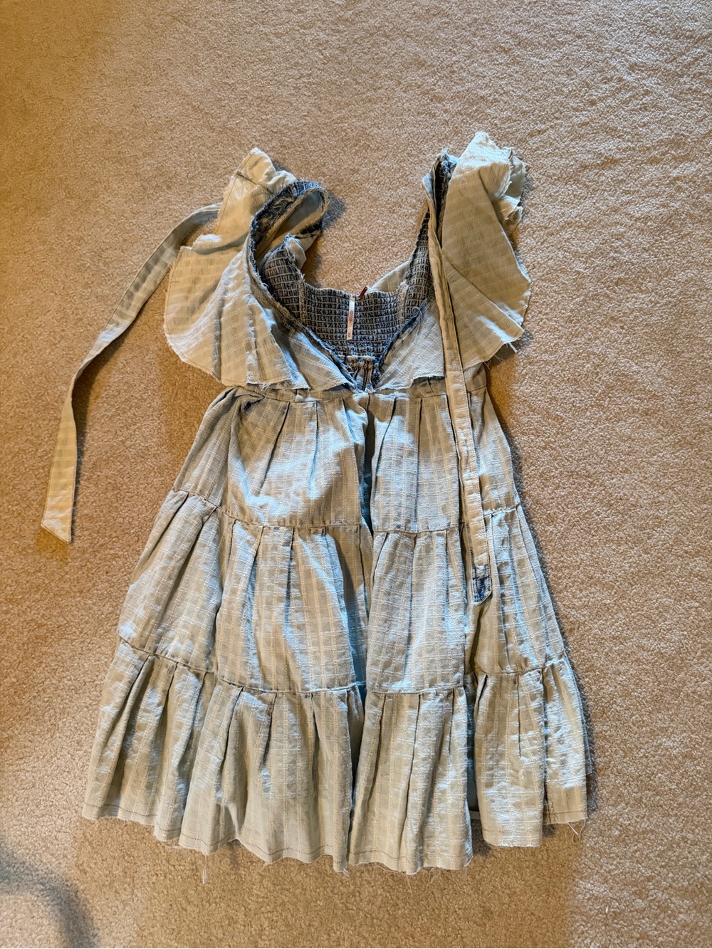Free people blue denim dress